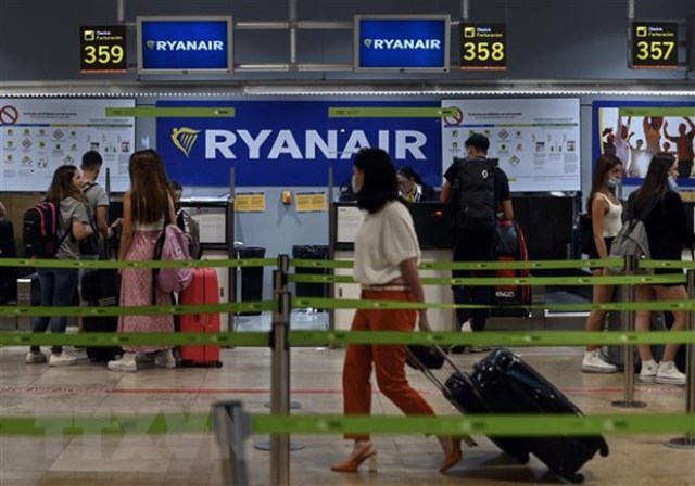Hãng hàng không Ryanair đạt lợi nhuận ròng hàng quý hơn 200 triệu euro